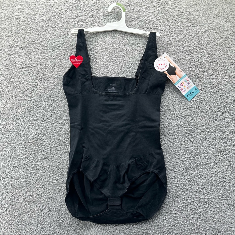 ASSETS by SPANX Shaping Open-Bust Panty Bodysuit
